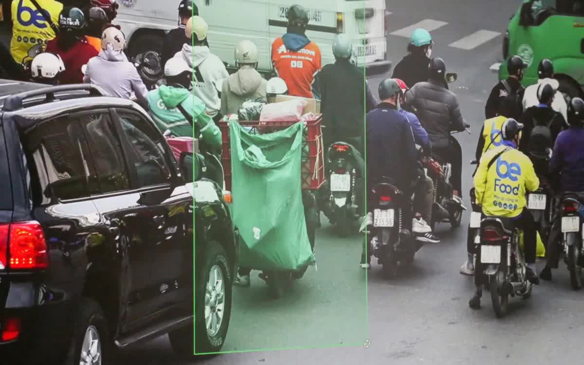 Hà Nội: Xử lý nghiêm các shipper chở hàng che khuất biển số “né” camera AI- Ảnh 1.