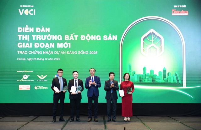 Hai dự án dòng Noble Crystal của Sunshine Group được vinh danh tại chương trình 