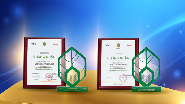 Hai dự án dòng Noble Crystal của Sunshine Group được vinh danh tại chương trình 