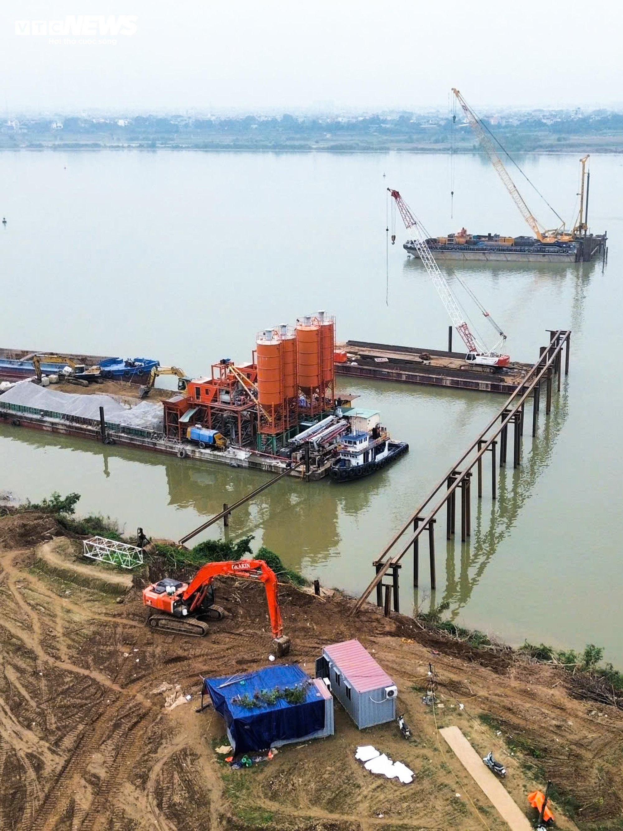 Hình hài cầu gần 12.000 tỷ đồng bắc qua sông Hồng, nối Hà Nội - Hưng Yên- Ảnh 12.