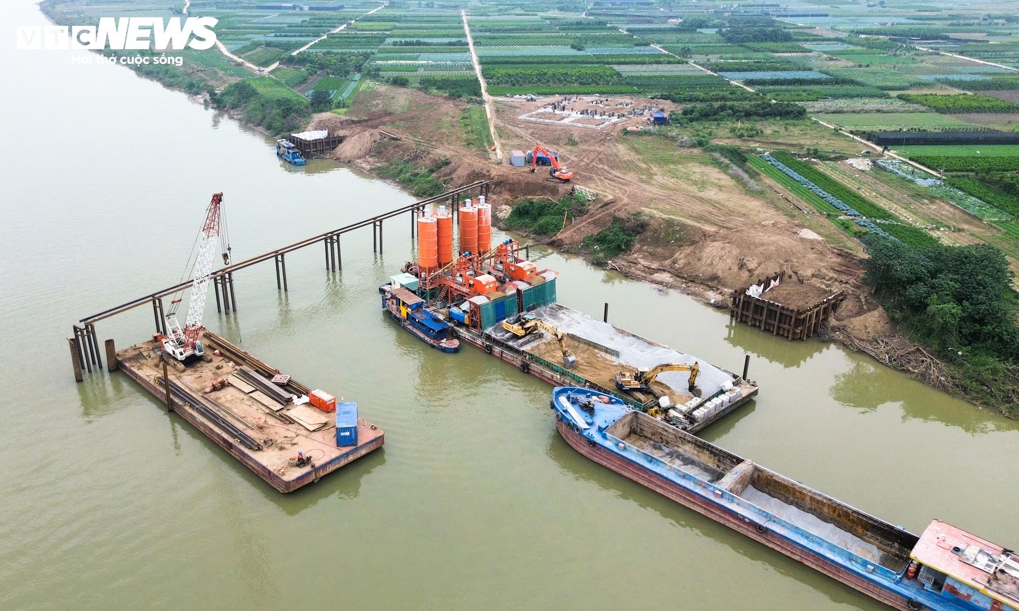 Hình hài cầu gần 12.000 tỷ đồng bắc qua sông Hồng, nối Hà Nội - Hưng Yên- Ảnh 13.