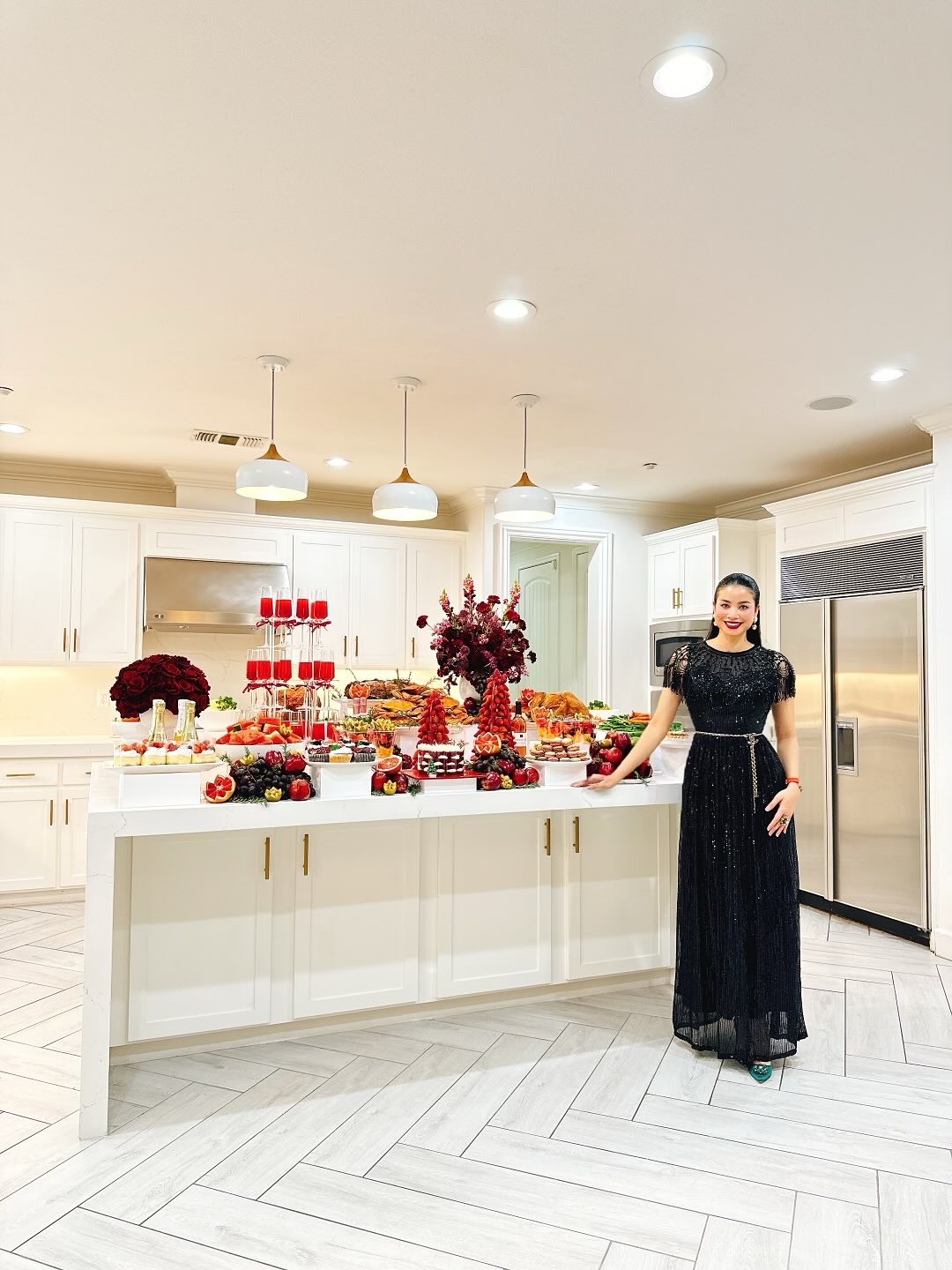 Hội hào môn "bung nóc" mùa Giáng sinh: Midu khoá môi Minh Đạt, xem biệt thự của Phạm Hương - Lan Khuê mà loá mắt - Ảnh 7.