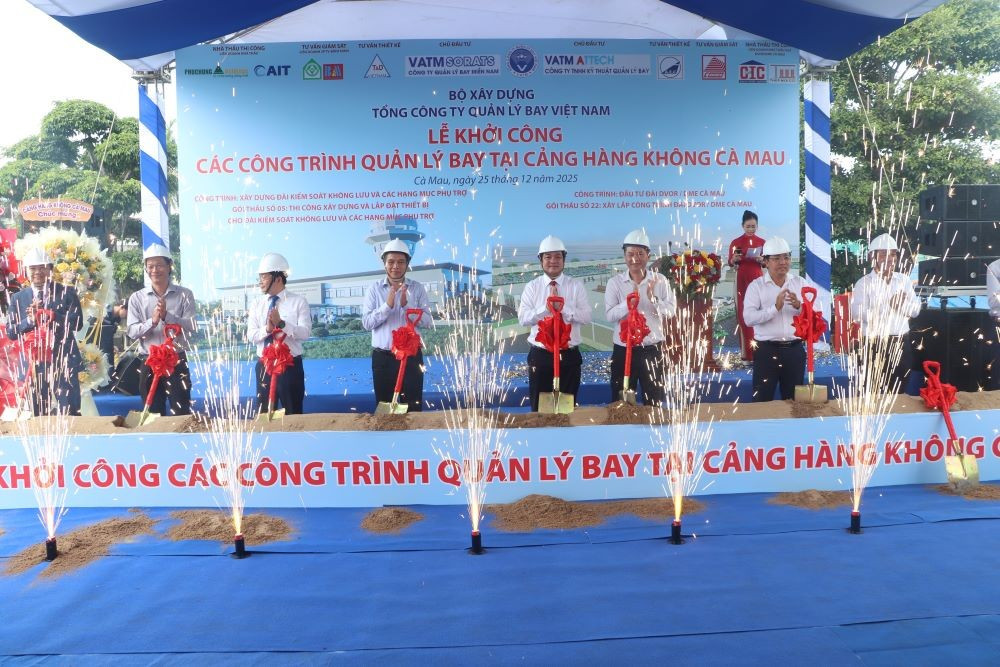 Khởi công cụm công trình tại sân bay Cà Mau- Ảnh 1.