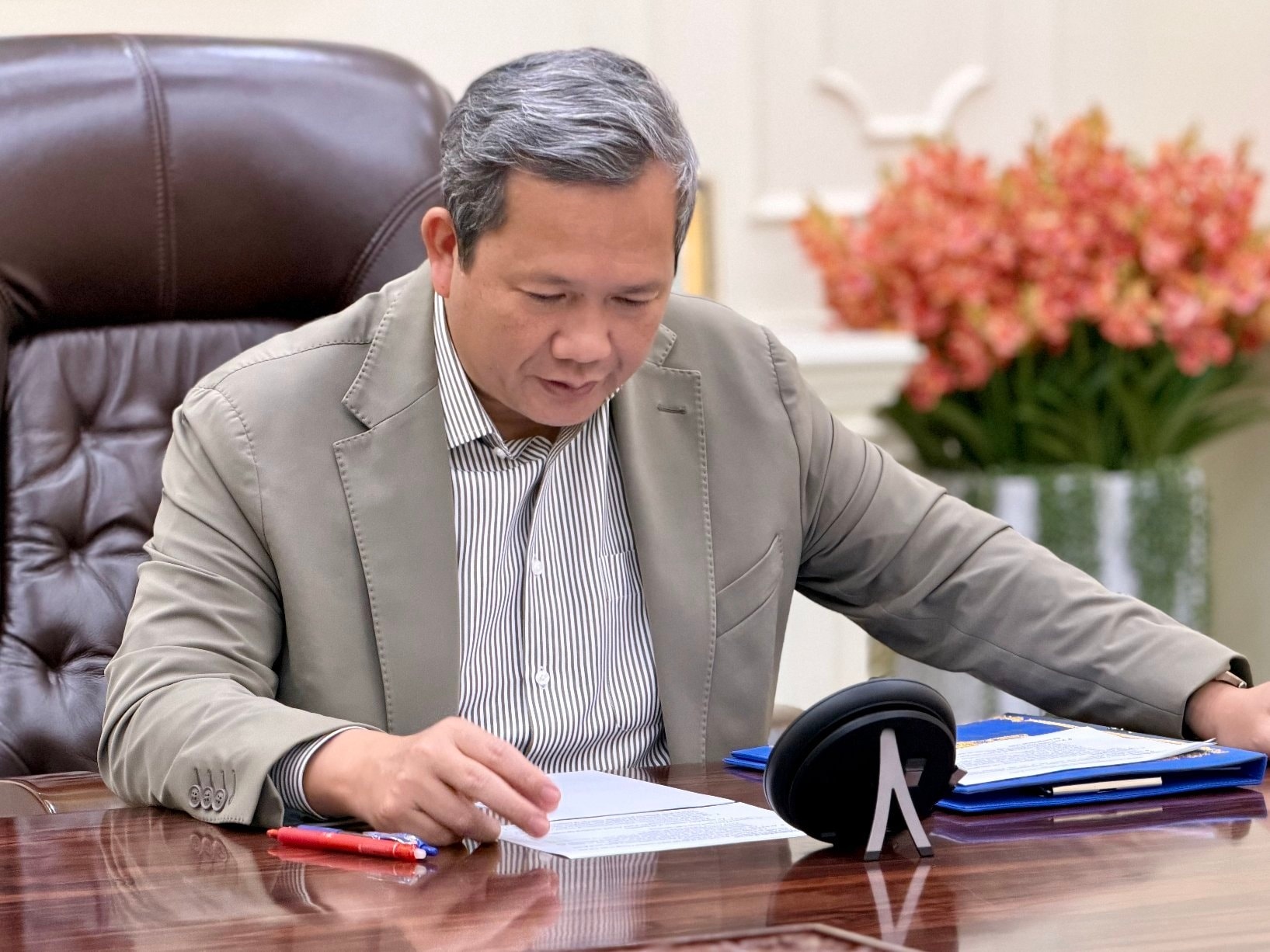 Thủ tướng Campuchia điện đàm với Ngoại trưởng Mỹ - Ảnh 1.