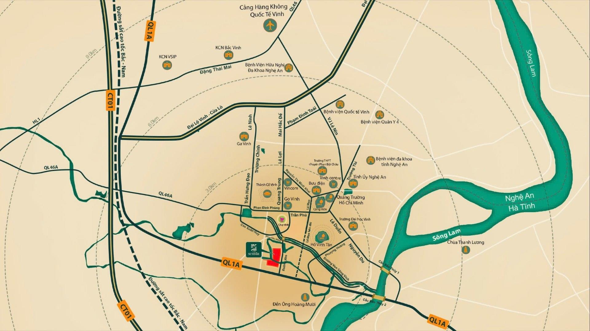 The Sensia kiến tạo vị thế đô thị trung tâm mới thành Vinh - Ảnh 1.