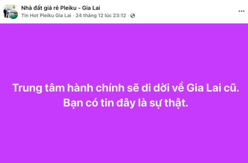 Bí thư Tỉnh ủy Gia Lai nói về 'tin đồn' chuyển trung tâm hành chính về Pleiku- Ảnh 1.