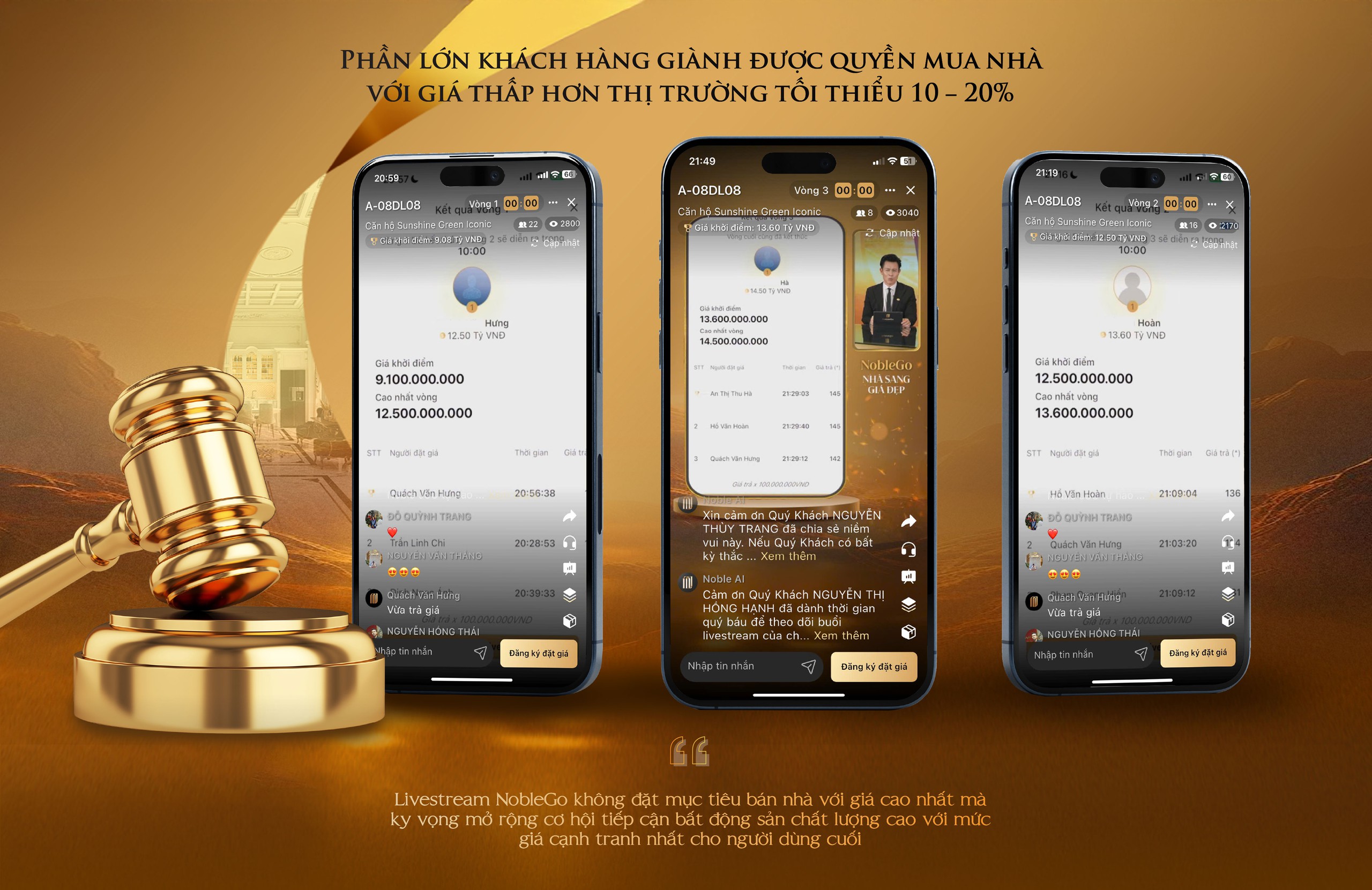 NobleGo - Nền tảng livestream đặt giá mua nhà đầu tiên do người Việt phát triển Tái định nghĩa hành trình tìm kiếm và sở hữu bất động sản trong kỷ nguyên số - Ảnh 6.