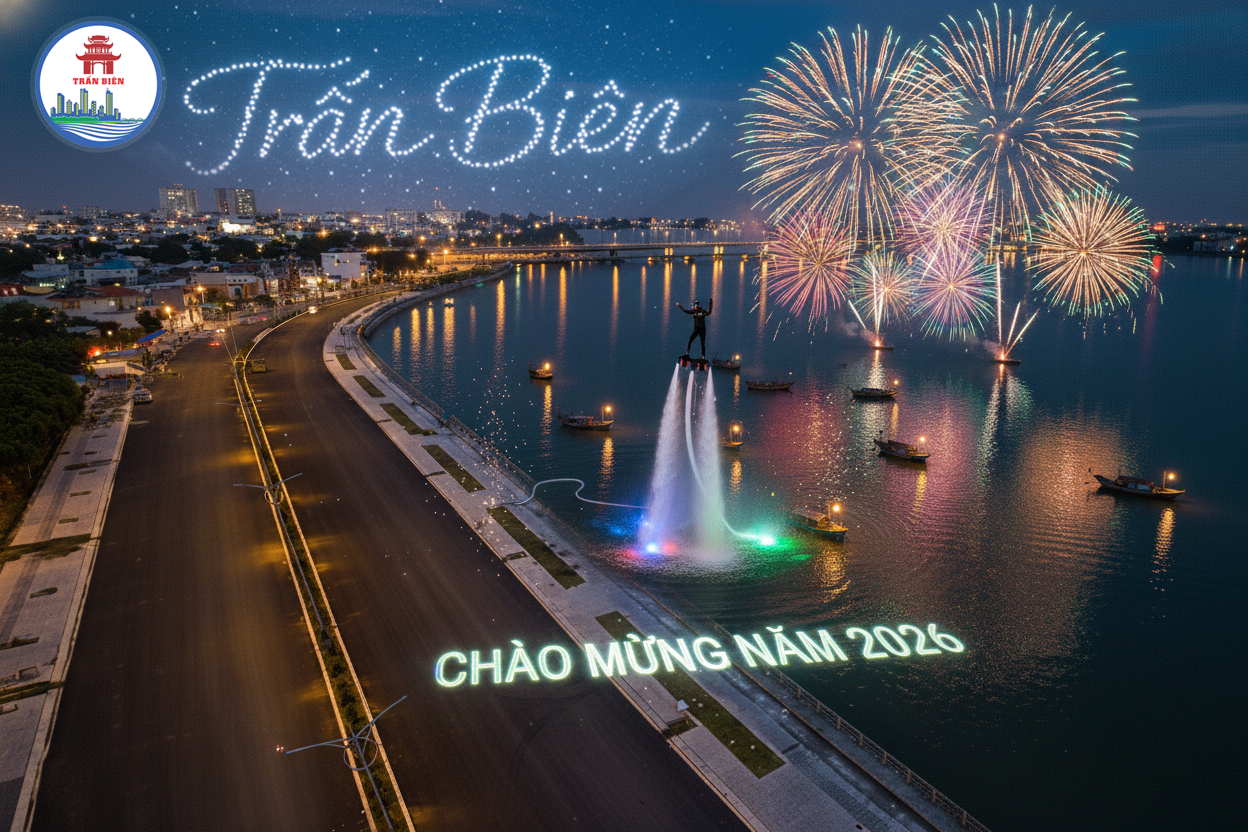 Phương án phân luồng giao thông trong đêm bắn pháo hoa Tết Dương lịch 2026 tại Đồng Nai - Ảnh 1.