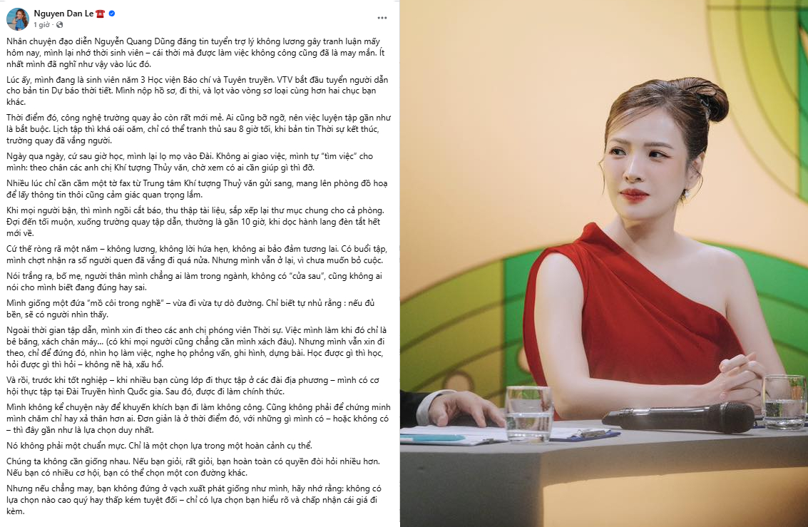 Những ngày mới vào nghề của "mỹ nhân thời tiết" đời đầu của VTV: Khi “không công” là học phí của đam mê- Ảnh 1.