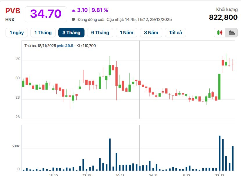 Thủ tướng Phạm Minh Chính chỉ đạo tại Hội nghị tổng kết PVN: Nhóm cổ phiếu năng lượng ‘phản ứng’ ngay, riêng&nbsp;PVB tăng kịch trần- Ảnh 3.