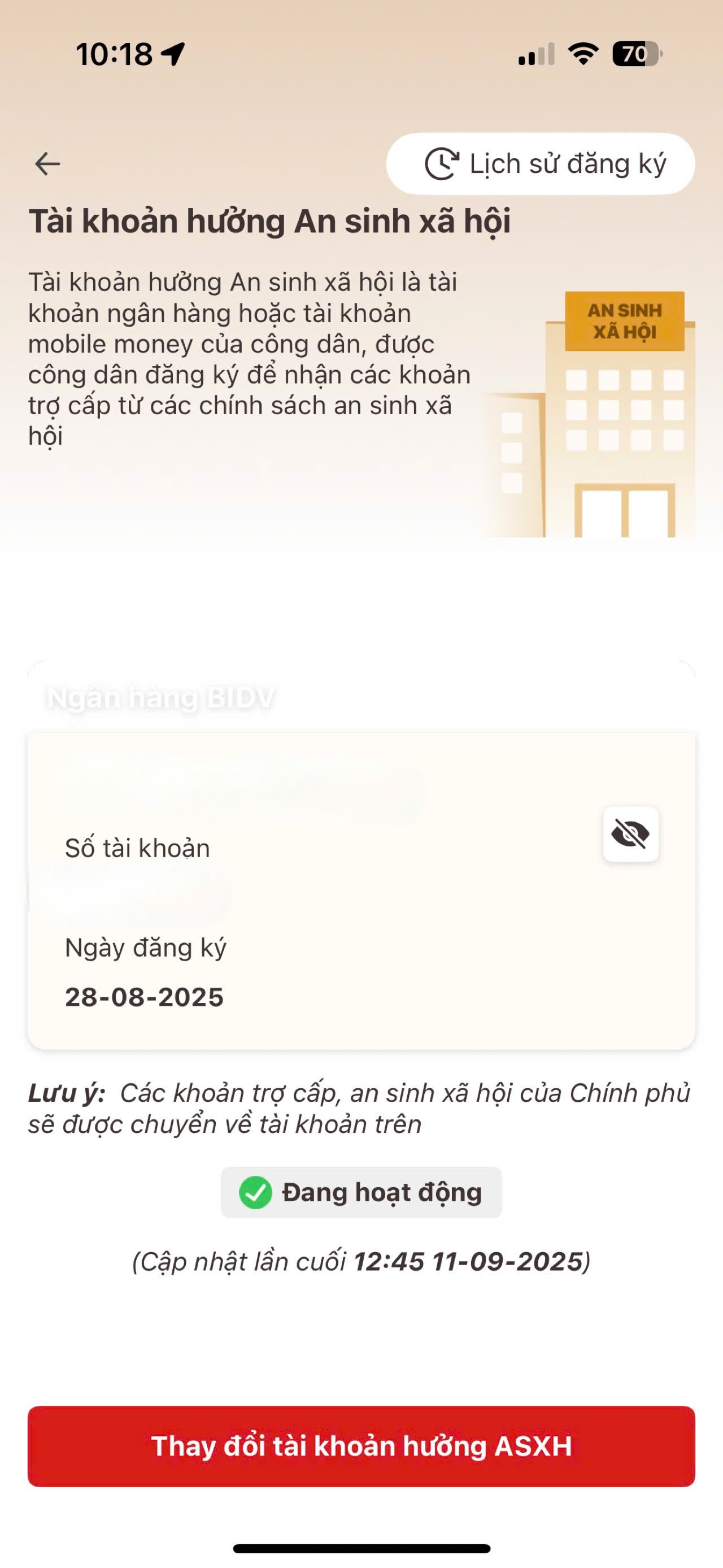 Hàng triệu người sắp nhận 400.000 đồng từ Đảng, Nhà nước, làm thế nào để biết tài khoản an sinh trên VNeID đã liên kết thành công với ngân hàng để nhận tiền? - Ảnh 8. Hàng triệu người sắp nhận 400.000 đồng từ Đảng, Nhà nước, làm thế nào để biết tài khoản an sinh trên VNeID đã liên kết thành công với ngân hàng để nhận tiền? - Ảnh 8.