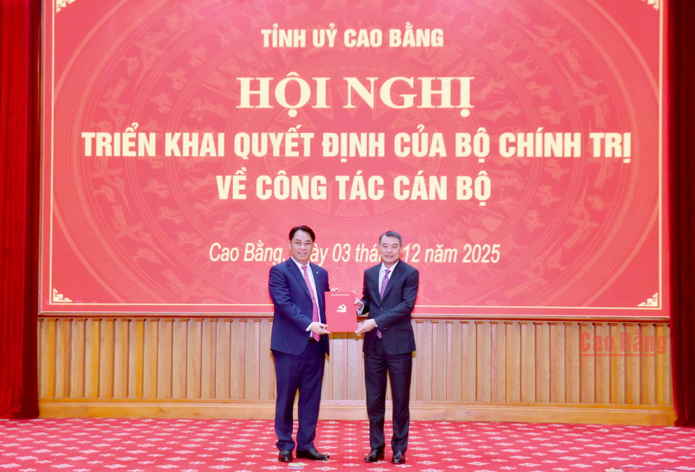Ông Phan Thăng An giữ chức Bí thư Tỉnh ủy Cao Bằng- Ảnh 1.