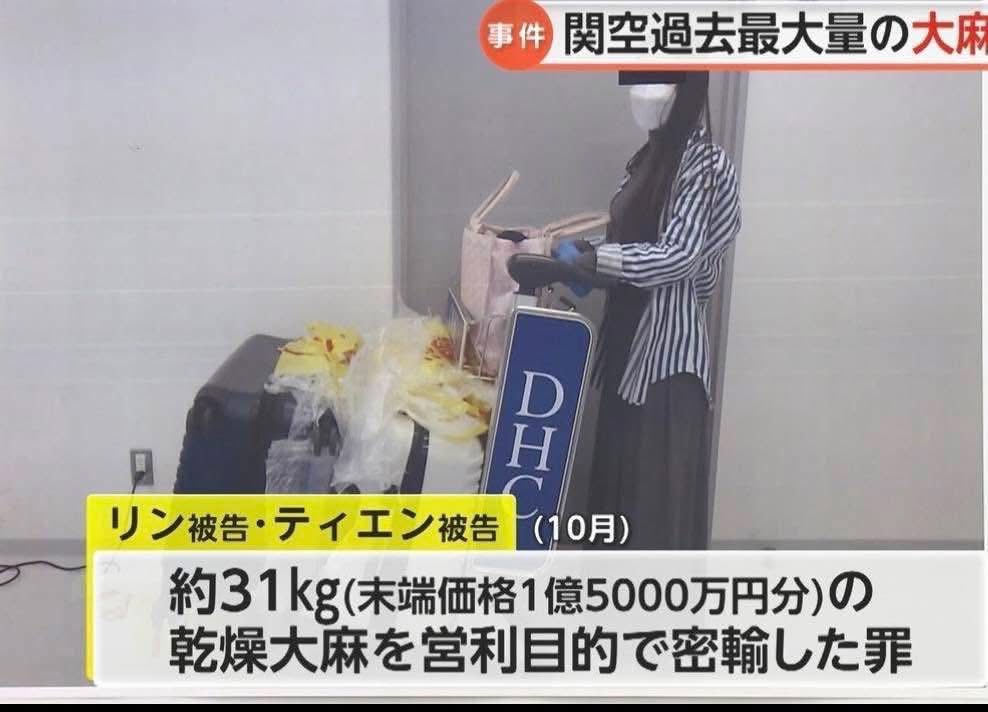 2 cô gái Việt vận chuyển 31kg cần sa khô qua sân bay Nhật, giá trị 25 tỷ đồng: Vụ thu giữ lớn nhất từ trước đến nay- Ảnh 4. 2 cô gái Việt vận chuyển 31kg cần sa khô qua sân bay Nhật, giá trị 25 tỷ đồng: Vụ thu giữ lớn nhất từ trước đến nay- Ảnh 4.