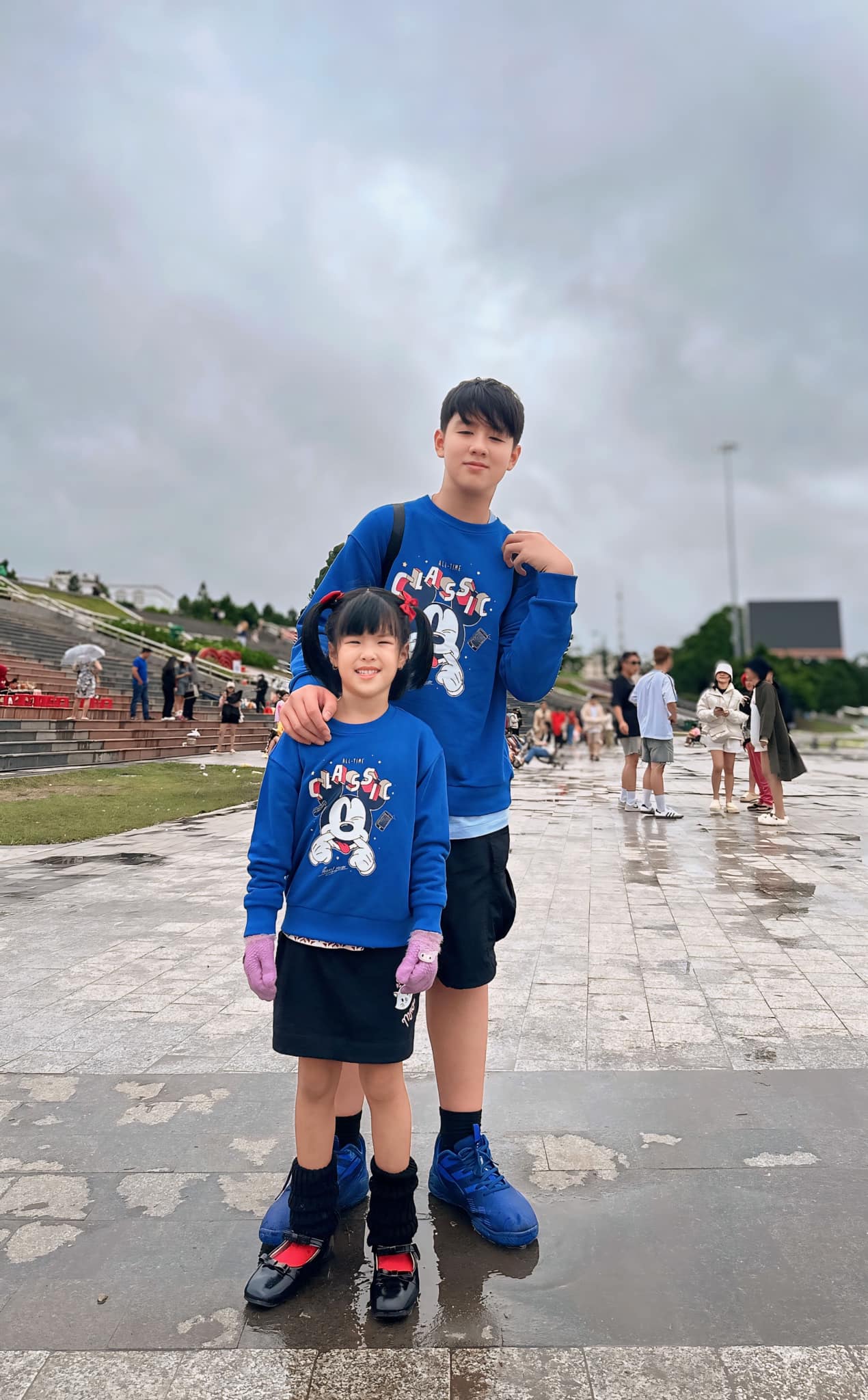 Quý tử nhà Lê Phương mới 13 tuổi đã cao 1m81, rất chăm chơi một môn thể thao cùng bố mẹ- Ảnh 8.