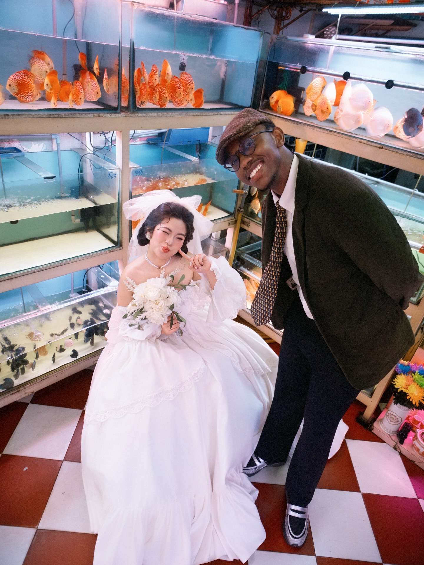 Bộ ảnh cưới cô dâu Việt và chú rể châu Phi viral nhất lúc này- Ảnh 5.