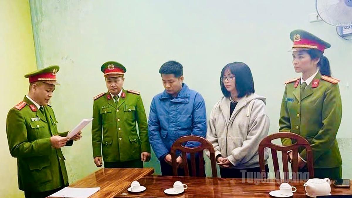 Tạo web giả mạo ngân hàng cho tội phạm lừa đảo tại Campuchia, hai đối tượng bị khởi tố - Ảnh 1.