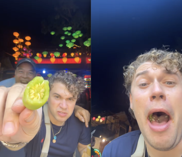 Khách Tây chảy nước mắt ròng ròng sau khi ăn 1 thứ ở Việt Nam, chủ quán phải ra tận nơi giúp lau mặt- Ảnh 2.