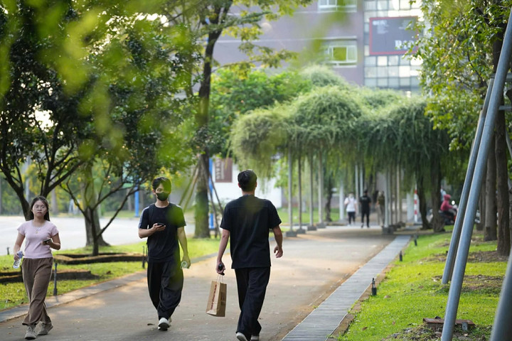 Chàng trai đi quanh trường đại học tặng kẹo cho người lạ chỉ vì một lý do- Ảnh 1.