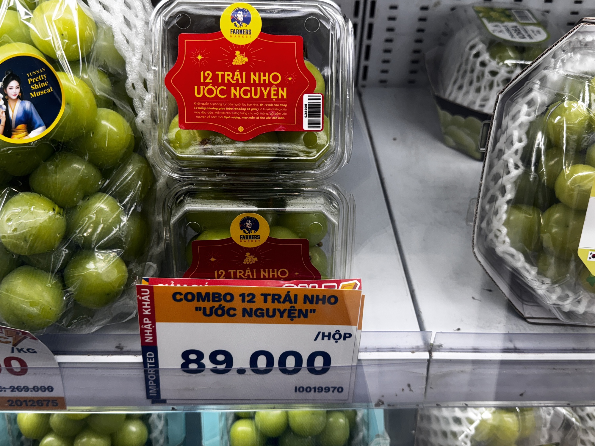 Ra siêu thị, cửa hàng hoa quả kiểm chứng độ HOT của 12 quả nho ước nguyện: Có như trên mạng đồn?- Ảnh 2.