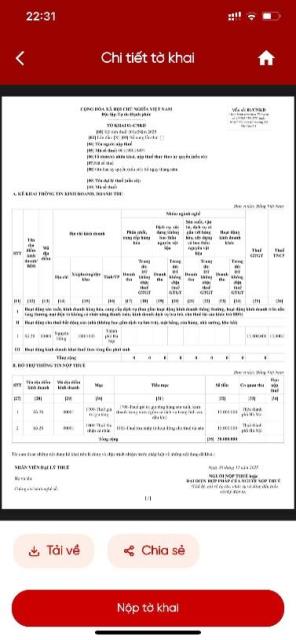 Lưu ý quan trọng: Hộ kinh doanh cho thuê bất động sản kê khai thuế trên eTax Mobile theo 4 bước sau- Ảnh 10.