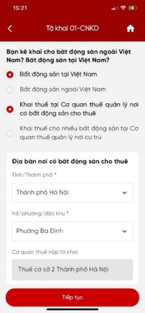 Lưu ý quan trọng: Hộ kinh doanh cho thuê bất động sản kê khai thuế trên eTax Mobile theo 4 bước sau- Ảnh 5.
