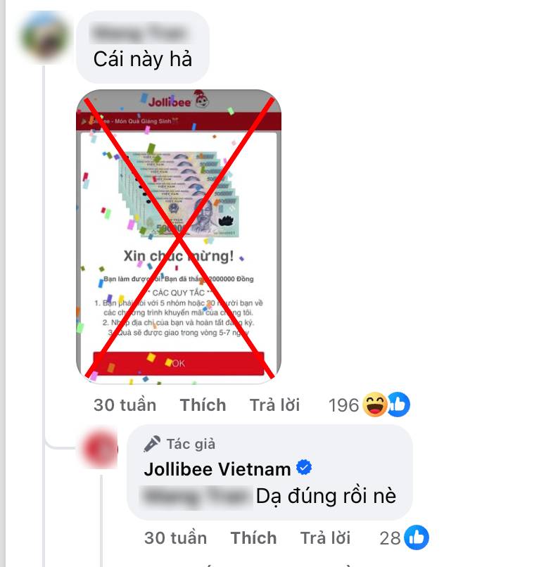 Jollibee Việt Nam cảnh báo lừa đảo nghiêm trọng- Ảnh 3.