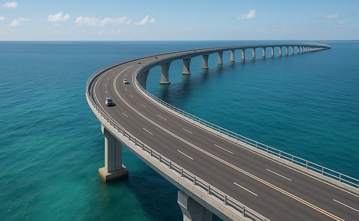 Hé lộ phương án cầu vượt biển nối Cần Giờ – Vũng Tàu dài gần 11 km của Vingroup- Ảnh 1.