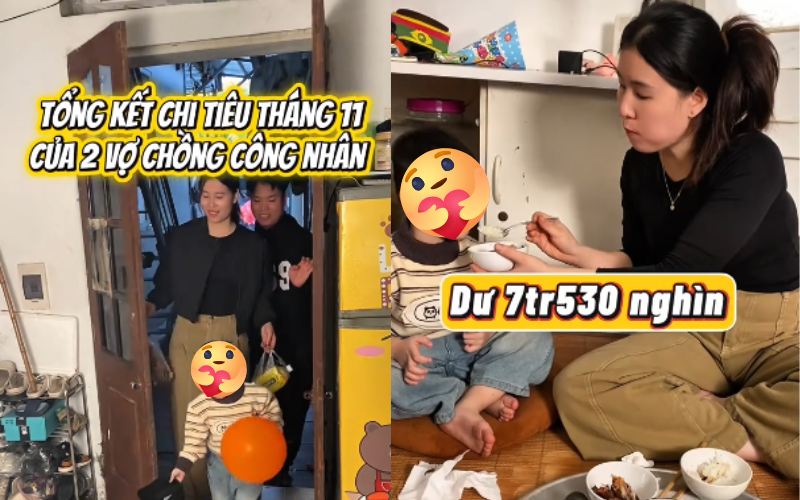 Vợ chồng ra Hà Nội làm công nhân kiếm 18 triệu/tháng: Thuê nhà nuôi 1 con nhỏ vẫn dư gần 8 triệu- Ảnh 1.