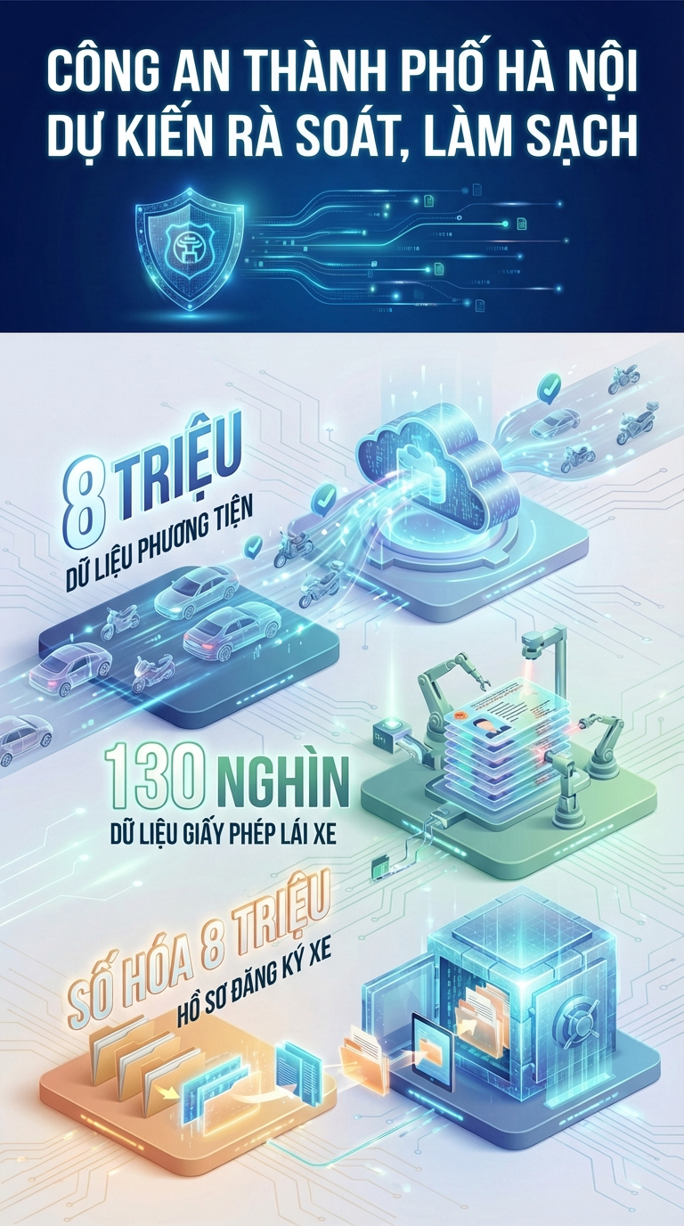 Thông tin quan trọng liên quan đến đăng ký xe, giấy phép lái xe của tất cả người dân ở Hà Nội- Ảnh 1.