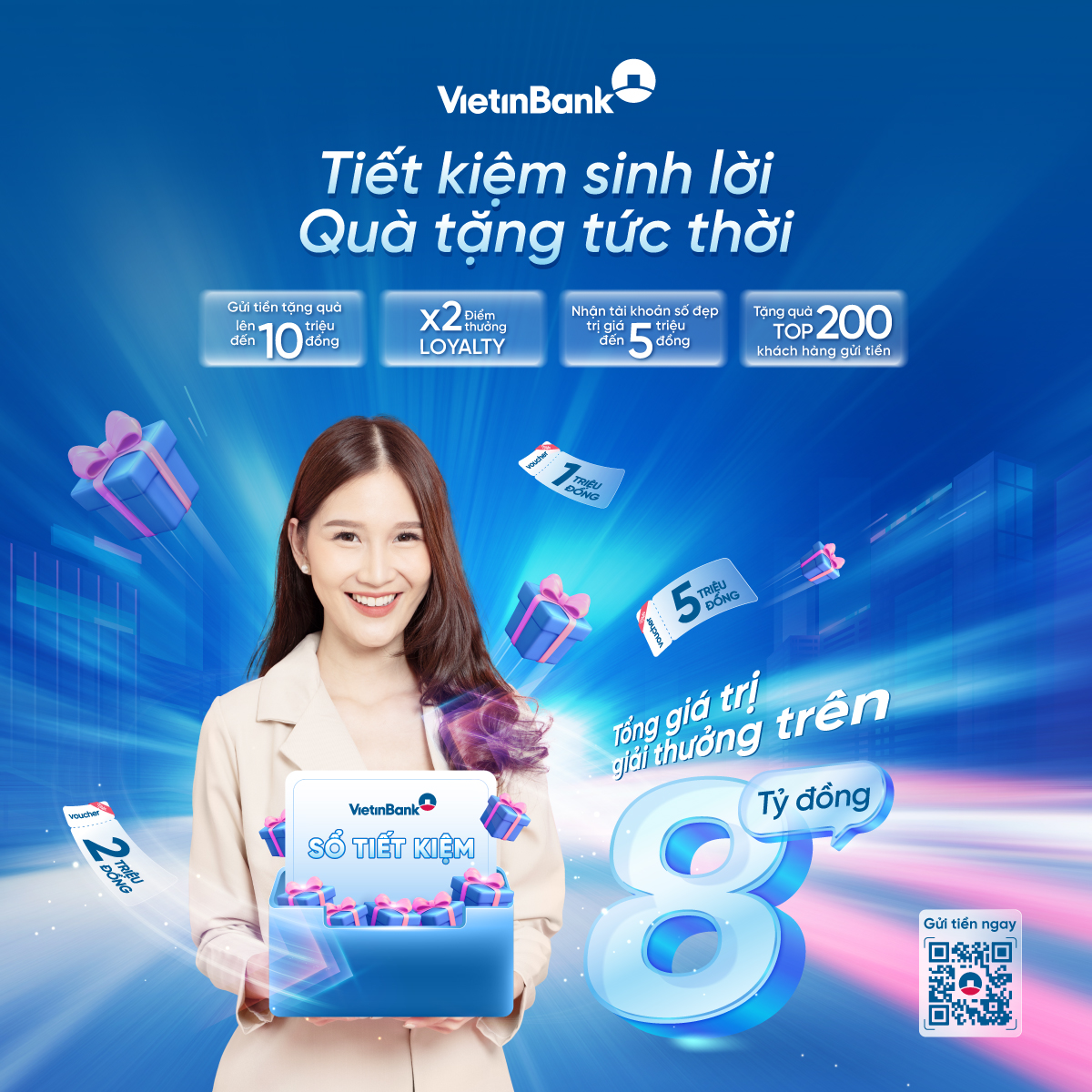 VietinBank tặng thêm ưu đãi cho khách hàng gửi tiết kiệm cuối năm - Ảnh 1. VietinBank tặng thêm ưu đãi cho khách hàng gửi tiết kiệm cuối năm - Ảnh 1.