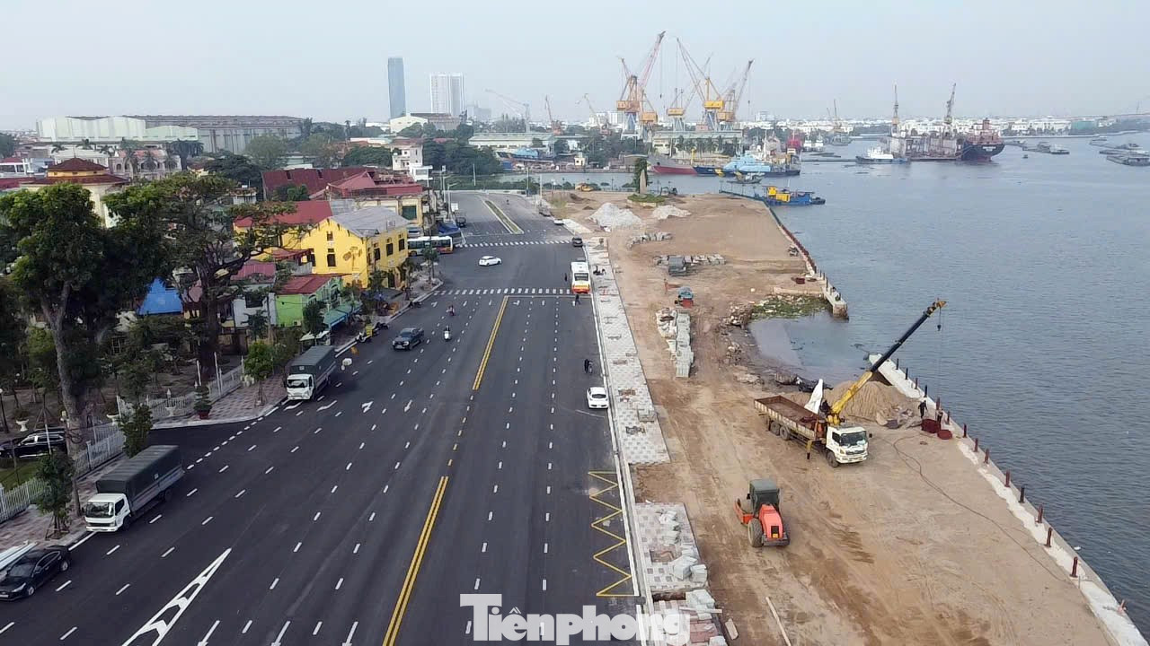 Lãnh đạo TP Hải Phòng ra 'tối hậu thư', gấp rút thi công dự án cải tạo bờ sông Tam Bạc- Ảnh 1.