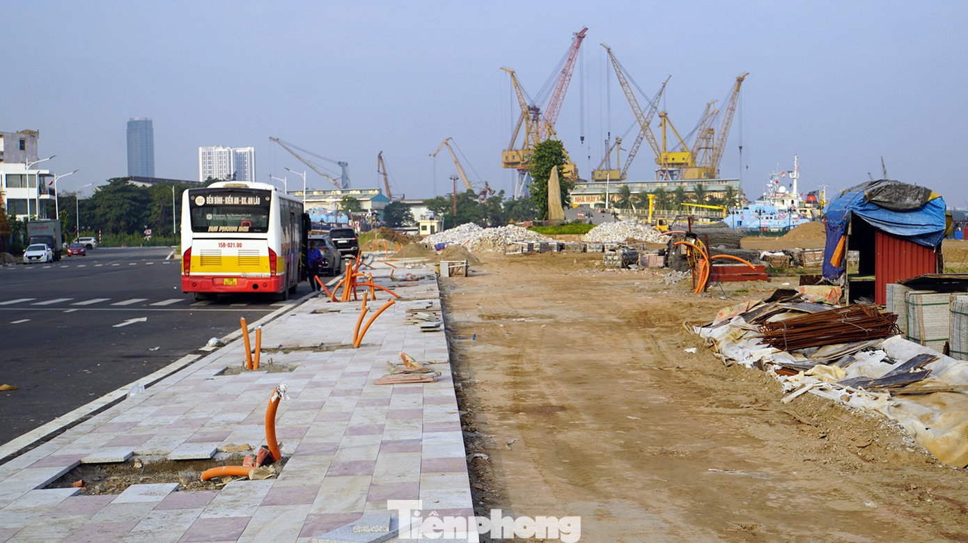 Lãnh đạo TP Hải Phòng ra 'tối hậu thư', gấp rút thi công dự án cải tạo bờ sông Tam Bạc- Ảnh 15.