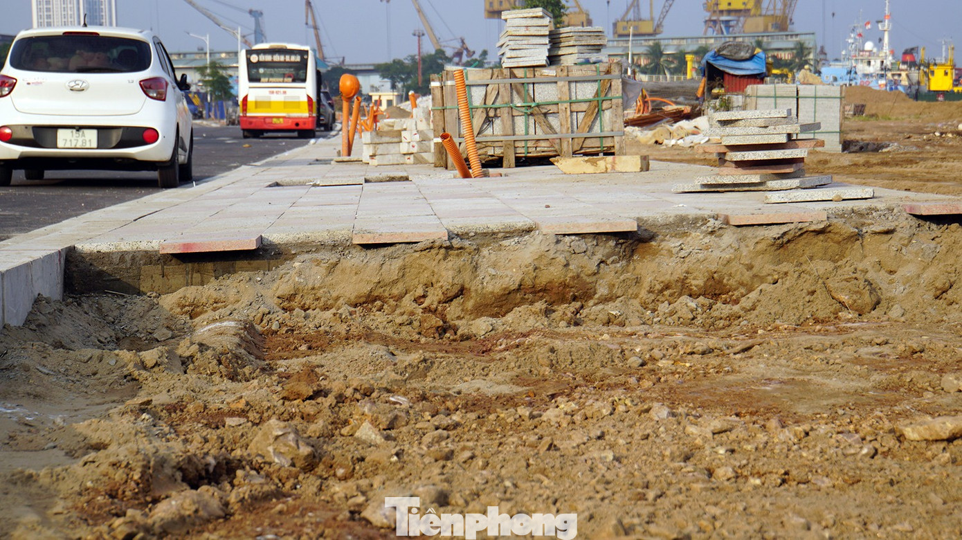 Lãnh đạo TP Hải Phòng ra 'tối hậu thư', gấp rút thi công dự án cải tạo bờ sông Tam Bạc- Ảnh 16.
