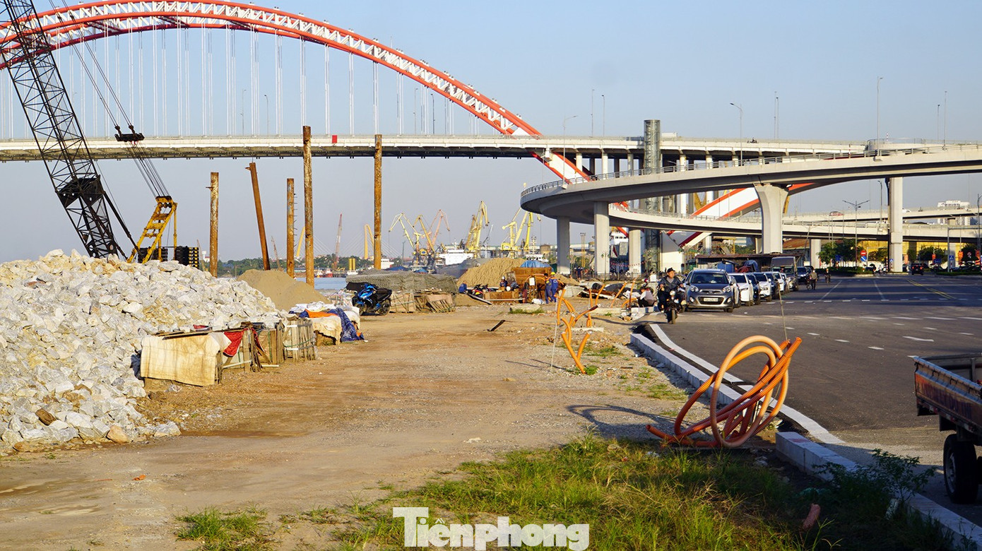 Lãnh đạo TP Hải Phòng ra 'tối hậu thư', gấp rút thi công dự án cải tạo bờ sông Tam Bạc- Ảnh 5.