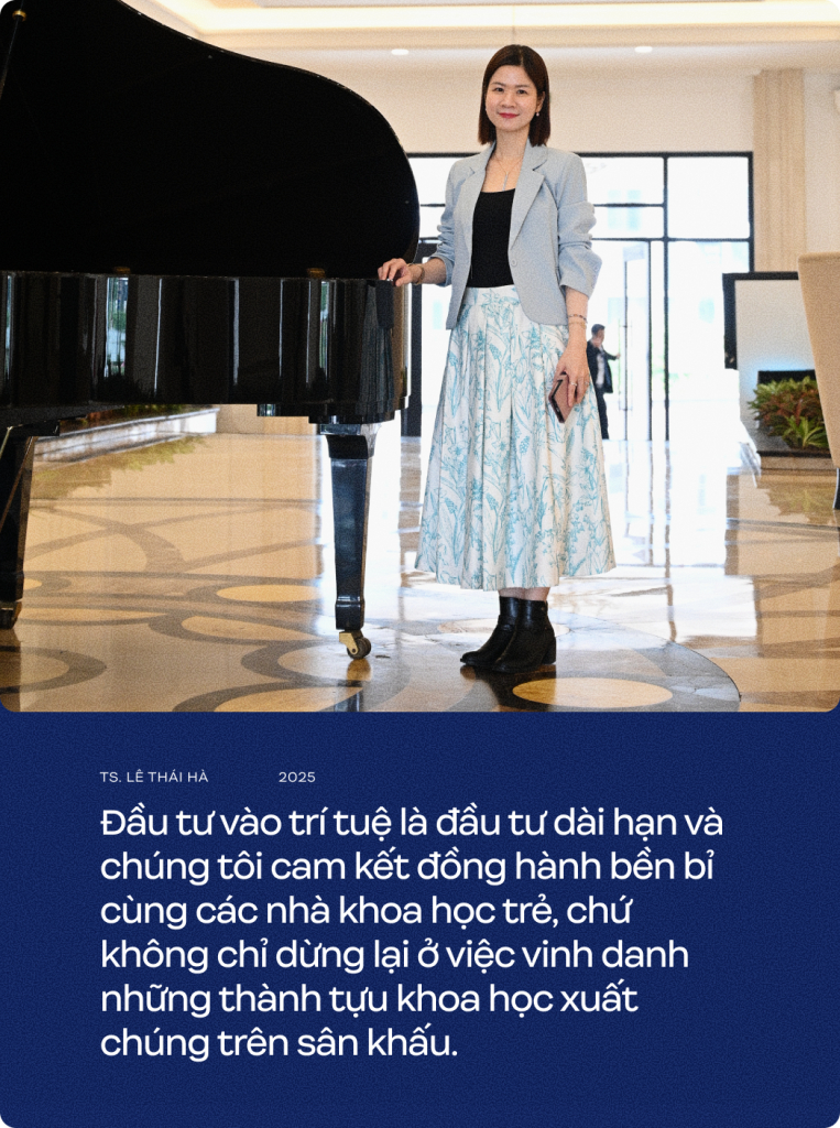 Giám đốc điều hành Quỹ VinFuture - TS. Lê Thái Hà: Nếu chúng ta cố làm điều mà AI làm tốt hơn, thì chắc chắn sẽ thất vọng- Ảnh 3.