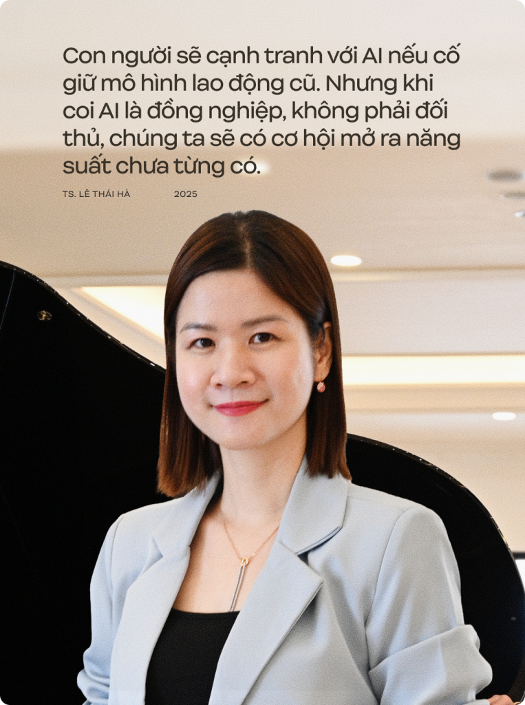 Giám đốc điều hành Quỹ VinFuture - TS. Lê Thái Hà: Nếu chúng ta cố làm điều mà AI làm tốt hơn, thì chắc chắn sẽ thất vọng- Ảnh 2.