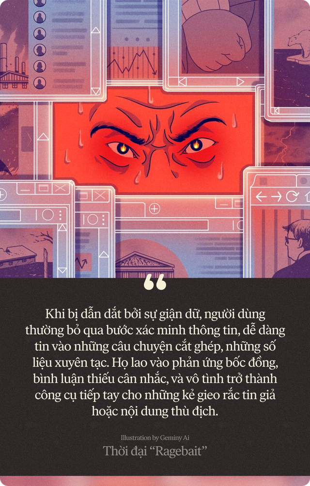 Thời đại Rage Bait - Khi cơn thịnh nộ trở thành tiền tệ tương tác- Ảnh 4. Thời đại Rage Bait - Khi cơn thịnh nộ trở thành tiền tệ tương tác- Ảnh 4.