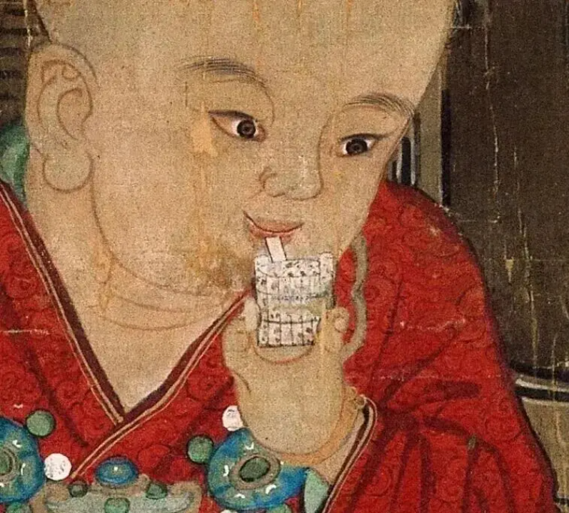 Phóng to tranh 10 lần thấy đứa trẻ ‘tương lai’ dùng ống hút, chuyên gia: Thứ đó đã có từ 1.200 năm trước- Ảnh 1. Phóng to tranh 10 lần thấy đứa trẻ ‘tương lai’ dùng ống hút, chuyên gia: Thứ đó đã có từ 1.200 năm trước- Ảnh 1.