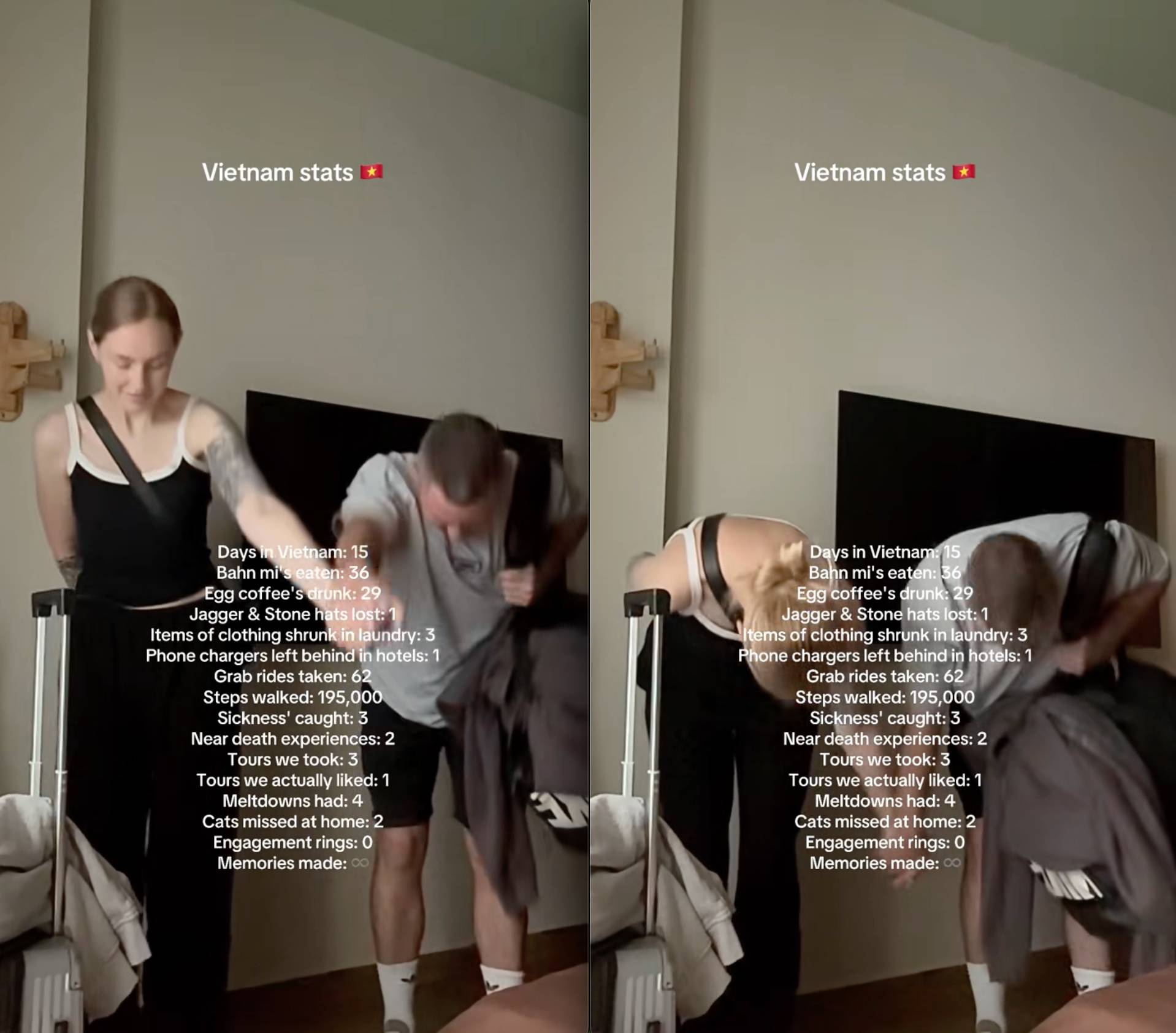 15 ngày ở Việt Nam, 2 khách Tây gây choáng với số bánh mì và cà phê trứng "ăn dữ dội" không tưởng - Ảnh 2. 15 ngày ở Việt Nam, 2 khách Tây gây choáng với số bánh mì và cà phê trứng "ăn dữ dội" không tưởng - Ảnh 2.