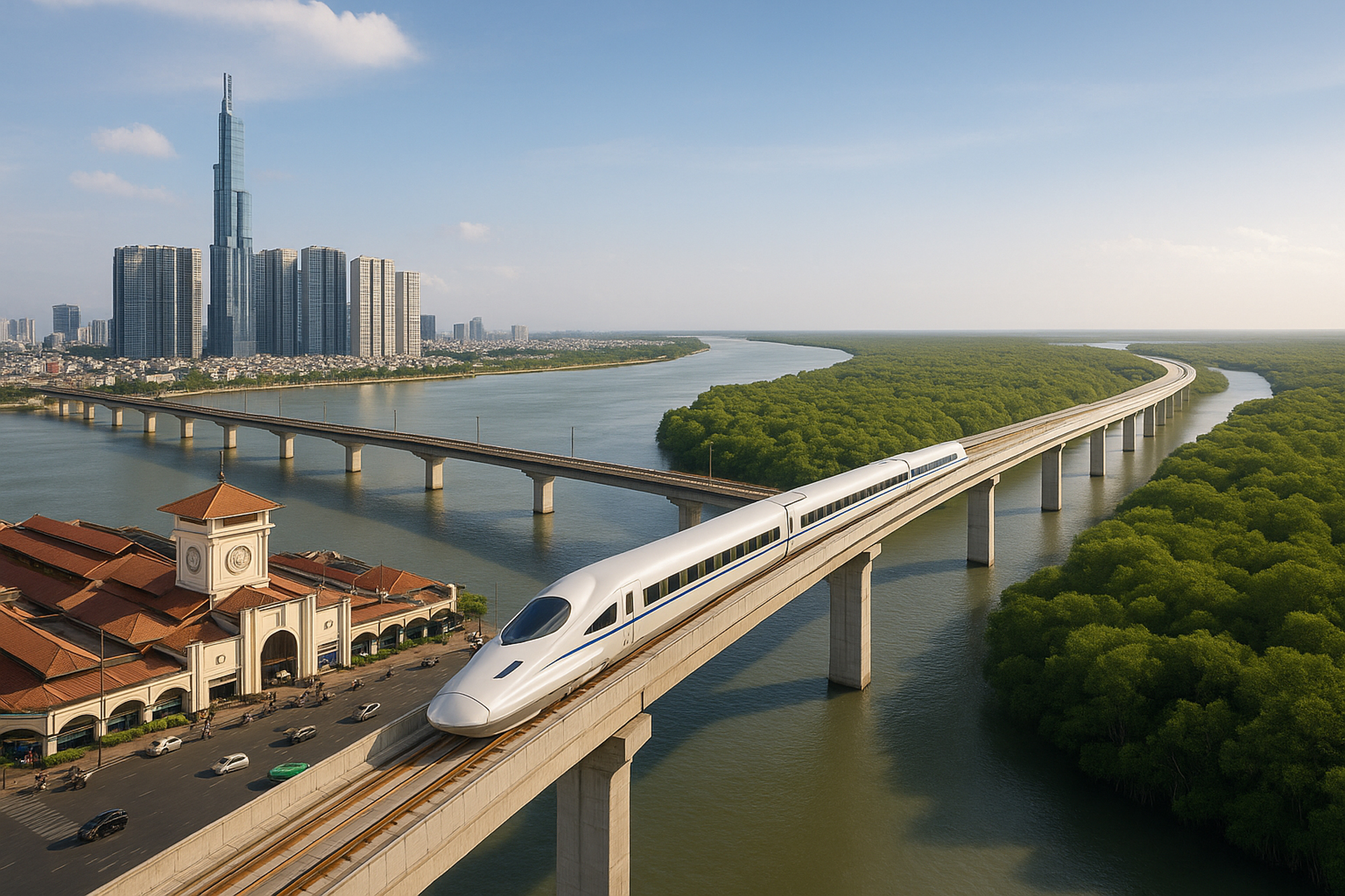 Vingroup khởi công đường sắt cao tốc sau chưa đầy một năm: Tốc độ kinh ngạc, Mỹ – Pháp – Nhật cũng thua xa - Ảnh 8.