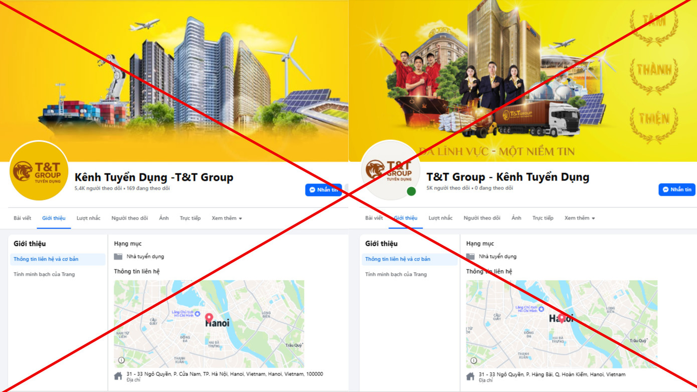 Cảnh giác chiêu trò giả mạo tuyển dụng T&T Group trên mạng xã hội để lừa đảo- Ảnh 2.