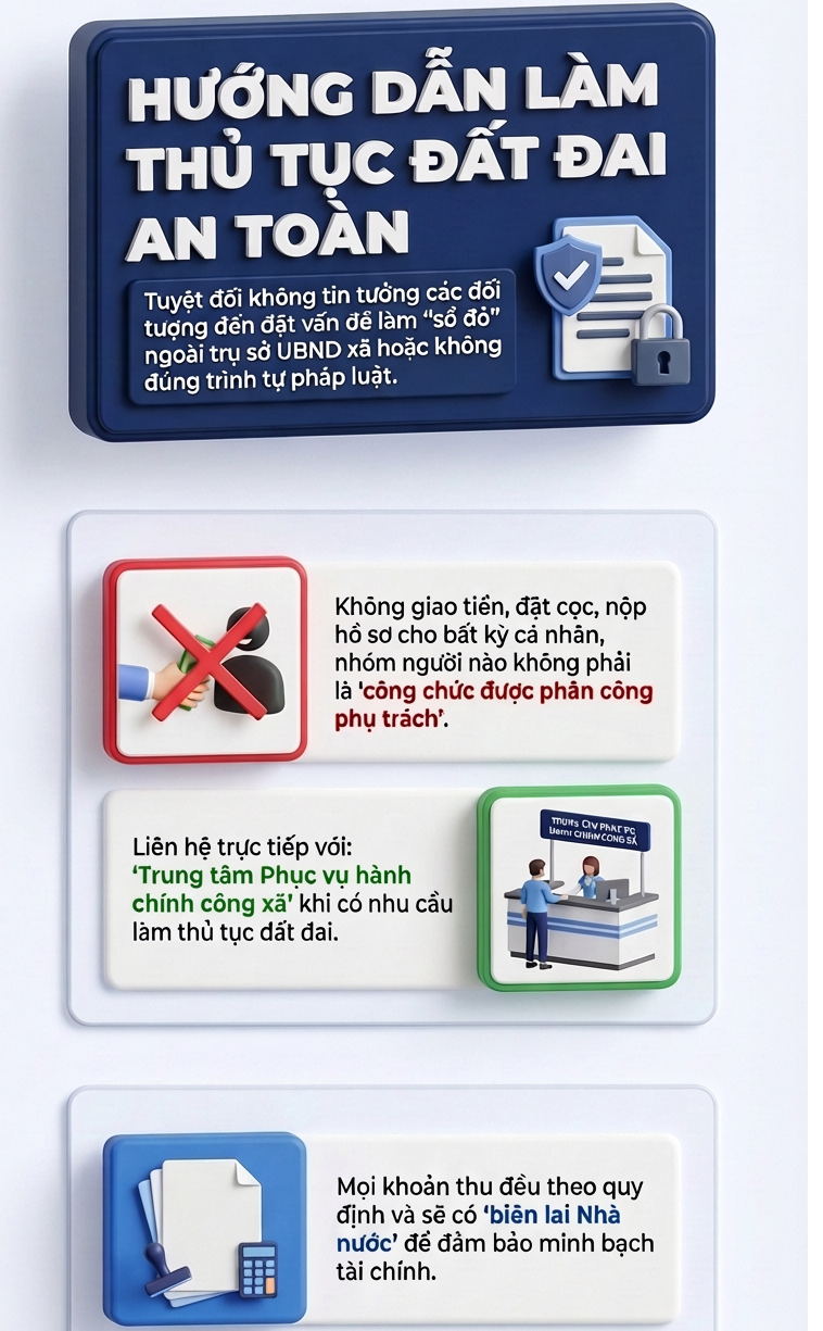 Công an ra cảnh báo liên quan đến việc làm sổ đỏ của người dân - Ảnh 2.