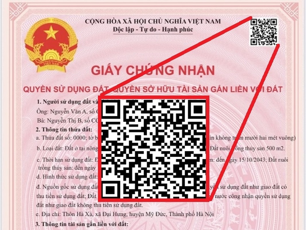 5 thông tin người dân có thể tra cứu từ mã QR sổ đỏ từ 2025- Ảnh 1.