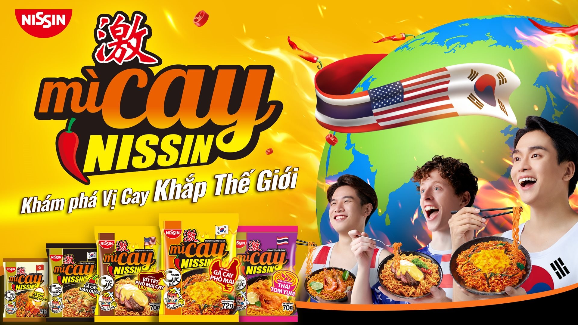 Mì cay Nissin có định vị thương hiệu mới- Ảnh 1.