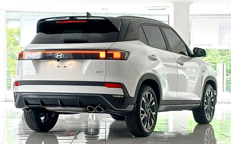 Hyundai Creta 2025 lần đầu lộ diện tại Việt Nam: Có bản thể thao như Elantra, dễ dùng động cơ tăng áp mạnh 158 mã lực- Ảnh 4.