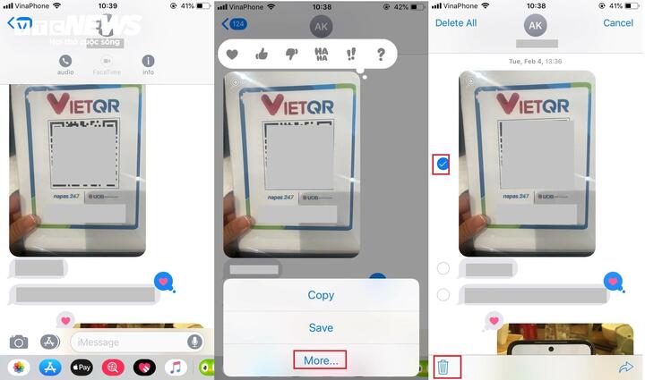 Cách xóa ảnh gửi trong iMessage trên iPhone- Ảnh 1.