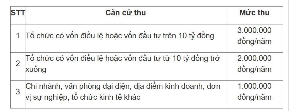 Mức nộp thuế và thời hạn nộp thuế môn bài năm 2025- Ảnh 2.