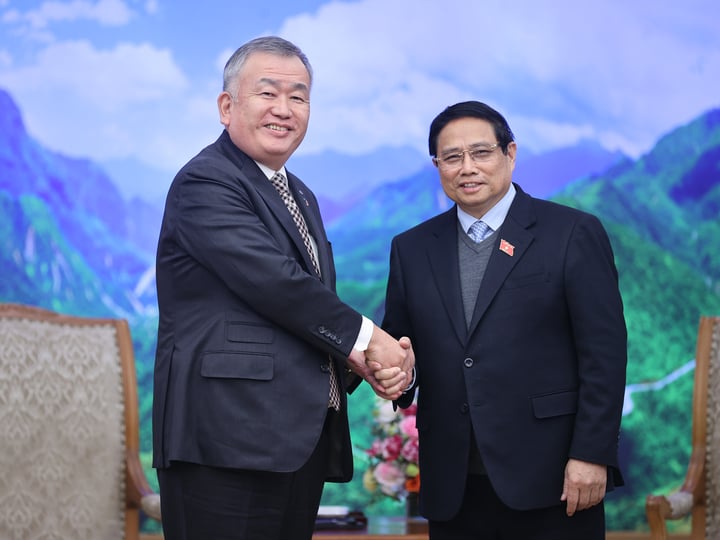 Thủ tướng muốn tập đoàn vận tải hàng đầu Nhật Bản mở rộng đầu tư tại Việt Nam- Ảnh 1. Thủ tướng muốn tập đoàn vận tải hàng đầu Nhật Bản mở rộng đầu tư tại Việt Nam- Ảnh 1.