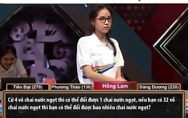 Phép tính làm khó cả 4 thí sinh Đường lên đỉnh Olympia- Ảnh 1. Phép tính làm khó cả 4 thí sinh Đường lên đỉnh Olympia- Ảnh 1.