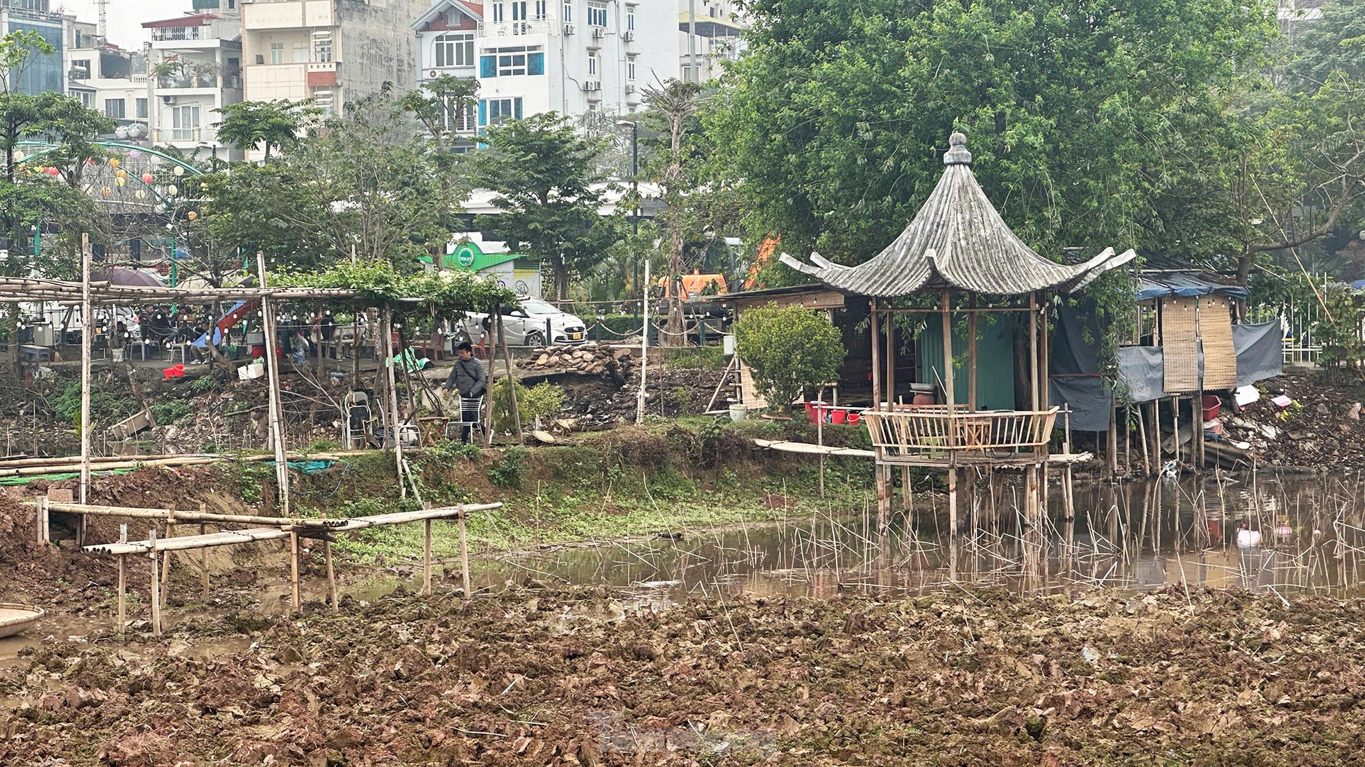 Cận cảnh hồ rộng hơn 5ha làm nơi lắng nước 'rửa' sông Tô Lịch- Ảnh 17.